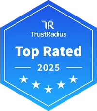 TrustRadius Top Rated 2025 award badge